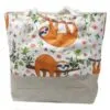 Sloths Design Beach Tote Bag