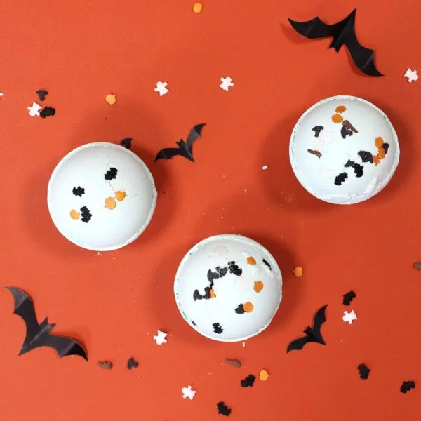 Coconut and Lime Halloween Bath Bomb