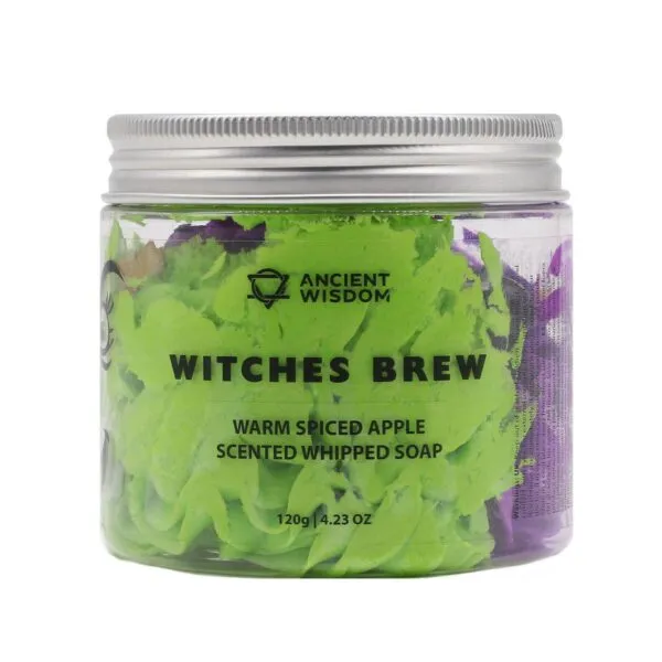 bG9jYWw6Ly9tZWRpYS85Ry9BRC82MFIzMEMxSjY0VEtBRDlHLzM2ZWE1ZTAyLmpwZw.webp Witches Brew Whipped Soap 120g