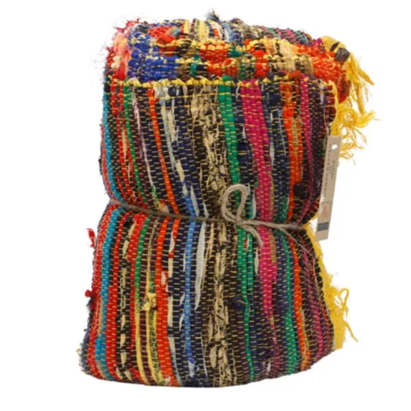bG9jYWw6Ly9tZWRpYS85SC82Qy82MFIzMEMxRzZNVzM2QzlILzU5MzM0YzQxLmpwZWc.webp 154 x 90cm Luxury Rag Rug - Yellow