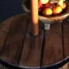 bG9jYWw6Ly9tZWRpYS85SC82RS82MFIzMEMxRzZXVEs2RTlILzgyMWMzZTc1LmpwZWc.webp Beer Barrel Table and Parasol Stand – Natural Wood 60 x 48.5 cm