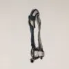PAW - XS (2-4Kg) Dog Step-in Guardian Harness with Reflective Mesh - Rock Grey - Black Obsidian Charm