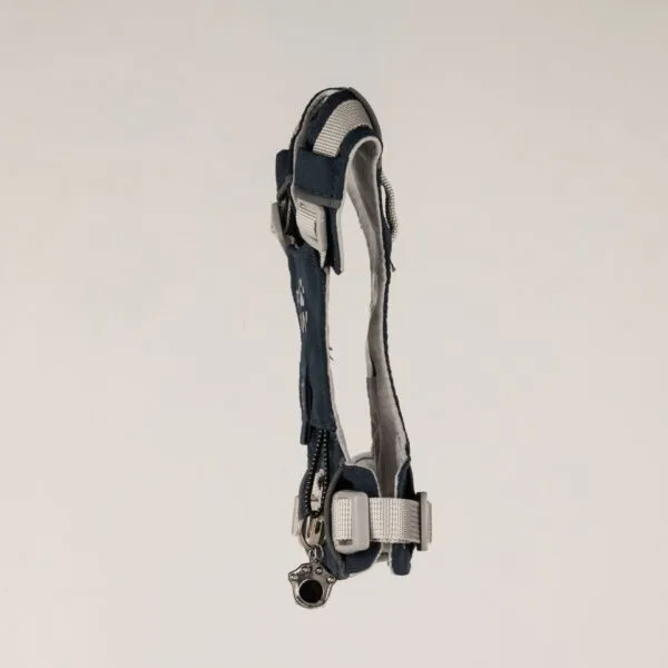 PAW - XS (2-4Kg) Dog Step-in Guardian Harness with Reflective Mesh - Rock Grey - Black Obsidian Charm