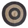 bG9jYWw6Ly9tZWRpYS85Si8wRS82MFIzMEMxRzZSVDMwRTlKLzA3OTIzNDE2LmpwZWc.webp Round Seagrass Black and Tan - Circles - 1m