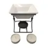 bG9jYWw6Ly9tZWRpYS85Si9FRS82MFIzMEMxSjZNUjNFRTlKLzkzMTVlZWMxLmpwZw.webp Ceramic and Metal Square Stand