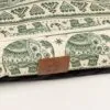 PAW Bed – Lucky Elephant – Green – 60 × 50 × 14cm