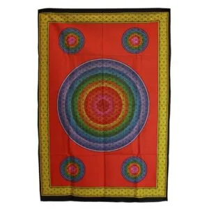 Cotton Wall Art (70x110cm) - Five Flower of Life