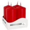 bG9jYWw6Ly9tZWRpYS85TS80RC82MFIzMEMxRzZSUzM0RDlNL2FlMmQzNjgyLmpwZWc.webp Set of 4 Pillar Candles 40x80mm - Red