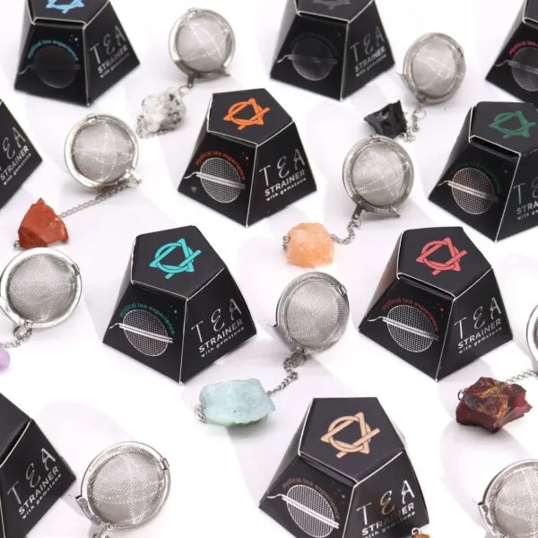 bG9jYWw6Ly9tZWRpYS85TS9FRS82MFIzMEMxRzZSVzNFRTlNLzk3NmJlM2Q1LmpwZWc.webp Raw Crystal Gemstone Tea Strainer - Smoky Quartz