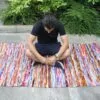 bG9jYWw6Ly9tZWRpYS85Ti8wQy82MFIzMEMxRzZHVjMwQzlOLzk1M2Y0Y2E1LmpwZWc.webp Large Velvet Rug - 105x185cm