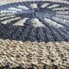 Round Seagrass Black and Tan - Inner Sun - 1m