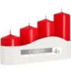 bG9jYWw6Ly9tZWRpYS85UC80RC82MFIzMEMxRzZSUzM0RDlQL2VhOTc3ZjU3LmpwZWc.webp Set of 4 Pillar Candles 50mm (11/16/22/33H) - Red