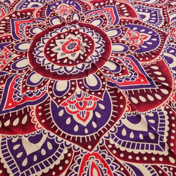 Large Mandala Roundy Art (180cm) - Pink and  Purple