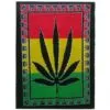 bG9jYWw6Ly9tZWRpYS85UC9DRS82MFIzMEMxRzZNVEtDRTlQL2Y0NzQyMTJmLmpwZWc.webp Cotton Wall Art - Herbal Leaf