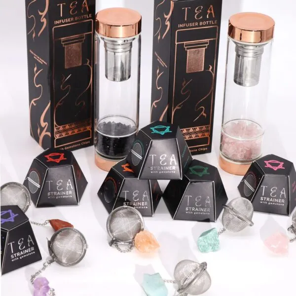 bG9jYWw6Ly9tZWRpYS85UC9FRS82MFIzMEMxRzZSVzNFRTlQLzQxNTliMzBkLmpwZWc.webp Raw Crystal Gemstone Tea Strainer - Black Obsidian