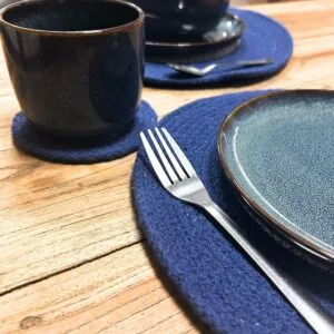 bG9jYWw6Ly9tZWRpYS85US84Qy82MFIzMEMxRzZXVDM4QzlRLzAwOWU0ZTk2LmpwZWc.webp Set of Evil Eye Jute Rope Coasters and Mats (4 of each)