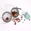 bG9jYWw6Ly9tZWRpYS85US9FRS82MFIzMEMxRzZSVzNFRTlRL2U1MWI3YTgwLmpwZWc.webp Raw Crystal Gemstone Tea Strainer - Black Obsidian