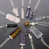 bG9jYWw6Ly9tZWRpYS85US9HRS82MFIzMEMxRzZSUktHRTlRLzkyYTBlNzQwLmpwZWc.webp Gemstone Classic Point Pendant - Black Agate