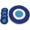 Set of Evil Eye Jute Rope Coasters and  Mats (4 of each)