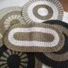 Oval Seagrass White and Tan - Classic - 60x120cm