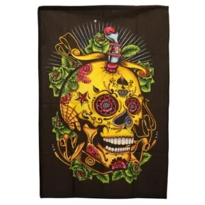 Cotton Wall Art (70x110cm) - Dead of the Dead Skull