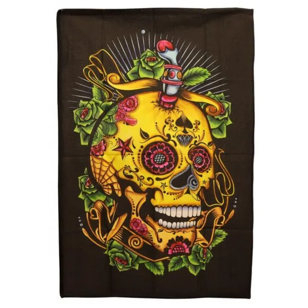 Cotton Wall Art (70x110cm) - Dead of the Dead Skull