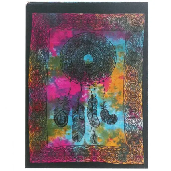 bG9jYWw6Ly9tZWRpYS85Ui9FQy82MFIzMEMxRzZNVEtFQzlSL2MwOWIzMTBiLmpwZWc.webp Cotton Wall Art - Dream Catcher