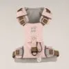 bG9jYWw6Ly9tZWRpYS85Uy80RC82MFIzMEMxSjZSVEs0RDlTLzJiM2Q3ZjUzLmpwZw.webp PAW - S (4-8Kg) Dog Step-in Guardian Harness with Reflective Mesh - Soft Pink - Rose Quartz Charm