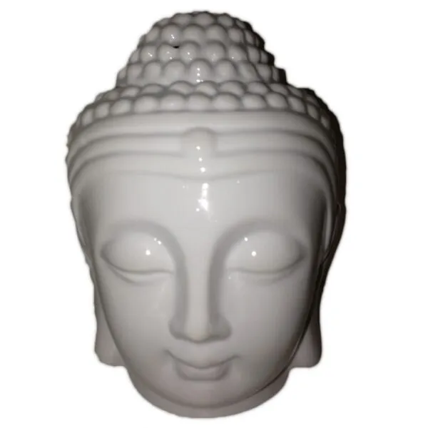 bG9jYWw6Ly9tZWRpYS85Uy9FRS82MFIzMEMxRzZDVktFRTlTLzRjYjMwODBkLmpwZWc.webp Buddah Head Oil Burner - White