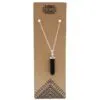 bG9jYWw6Ly9tZWRpYS85Uy9KQy82MFIzMEMxRzZSUktKQzlTLzU0Mzg1YTIwLmpwZWc.webp Gemstone Classic Point Pendant - Black Agate