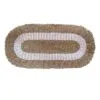 Oval Seagrass White and Tan - Classic - 60x120cm