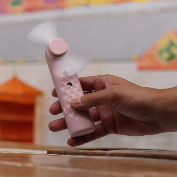Pink Nano Mist Face Fan and   Spray - USB chargable