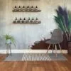 bG9jYWw6Ly9tZWRpYS8xSC80Qy82MFIzMEMxRzZSVks0QzFILzI1MjY2OTg1LmpwZWc.webp Indian Cotton Rug - 70x170cm - Grey