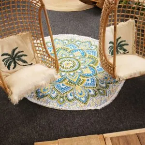 bG9jYWw6Ly9tZWRpYS8xSC80Qy82MFIzMEMxSjY0VDM0QzFILzliYjMyMmI0LmpwZw.webp Rugs and Soft Furnishings - Boho Rug