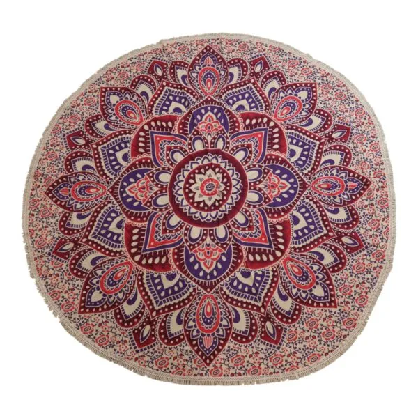 Large Mandala Roundy Art (180cm) - Pink and  Purple