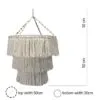 bG9jYWw6Ly9tZWRpYS8xSi9DRC82MFIzMEMxRzZSU0tDRDFKLzNiYTFmY2VmLmpwZWc.webp Macrame Soft Chandelier - Black