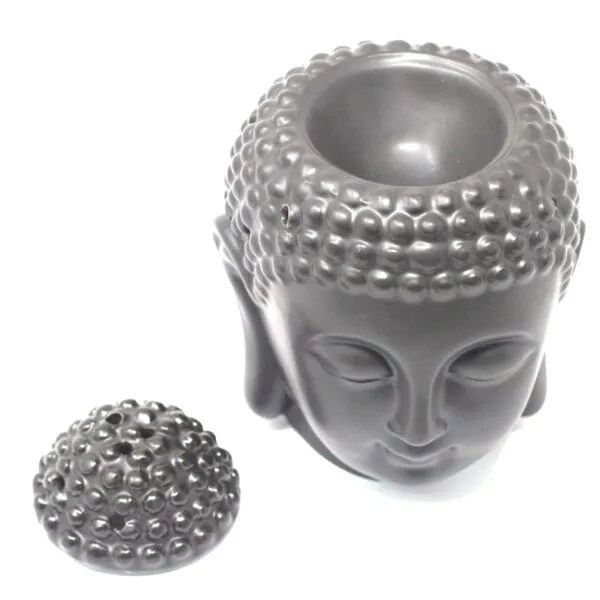 bG9jYWw6Ly9tZWRpYS8xSy9HQy82MFIzMEMxRzZDVktHQzFLLzU1M2RkMWI0LmpwZWc.webp Buddah Head Oil Burner - Dark Brown
