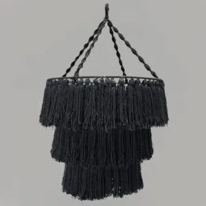 bG9jYWw6Ly9tZWRpYS8xTS9DRC82MFIzMEMxRzZSU0tDRDFNLzNkZTNmZGI2LmpwZWc.webp Macrame Soft Chandelier - Black