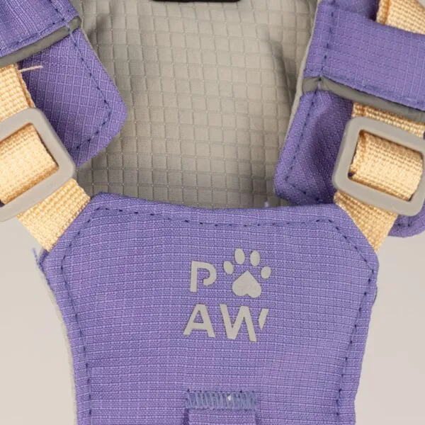 bG9jYWw6Ly9tZWRpYS8xTi80RC82MFIzMEMxSjZSVEs0RDFOL2UwMzVlOTJmLmpwZw.webp PAW - XS (2-4Kg) Dog Step-in Guardian Harness with Reflective Mesh - Lavender - Amethyst Charm