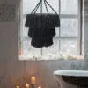 bG9jYWw6Ly9tZWRpYS8xTi9DRC82MFIzMEMxRzZSU0tDRDFOLzAzYTg5OGZjLmpwZWc.webp Macrame Soft Chandelier - Black
