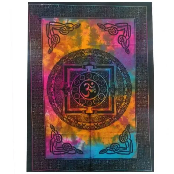 bG9jYWw6Ly9tZWRpYS8xUC9FQy82MFIzMEMxRzZNVEtFQzFQLzI4ZWYyZDgwLmpwZWc.webp Cotton Wall Art - Sacred OM