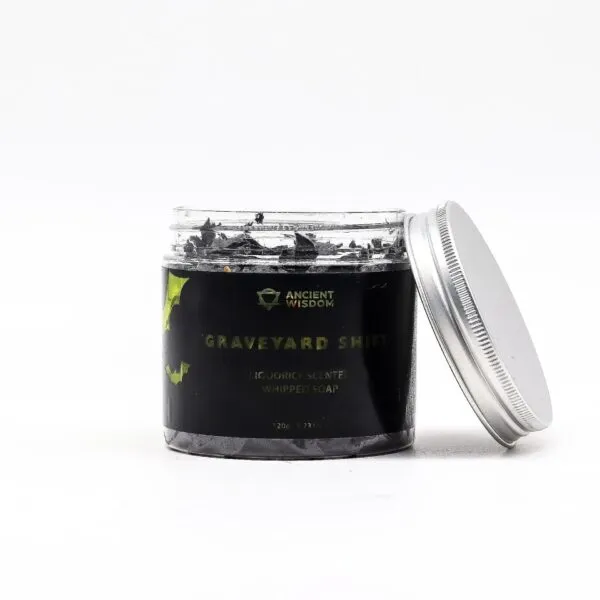 bG9jYWw6Ly9tZWRpYS8xUS9FQy82MFIzMEMxSjYwV0tFQzFRL2ZmOTk1ZWZlLmpwZWc.webp Graveyard Shift Whipped Soap 120g
