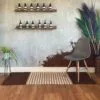 bG9jYWw6Ly9tZWRpYS8xUi80Qy82MFIzMEMxRzZSVks0QzFSLzM0YWJkM2VkLmpwZWc.webp Indian Cotton Rug - 70x170cm - Dark Brown / Beige
