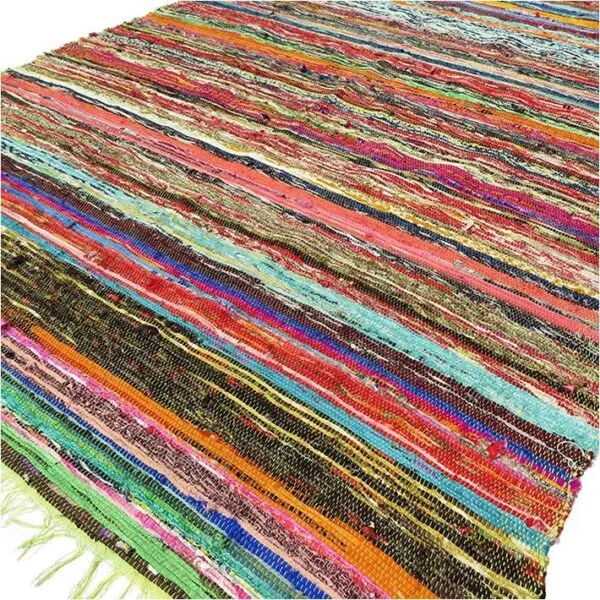bG9jYWw6Ly9tZWRpYS8xUi80RS82MFIzMEMxRzZNVzM0RTFSLzExZmU2Mzg3LmpwZWc.webp 151 x 90cm Luxury Rag Rug - Green