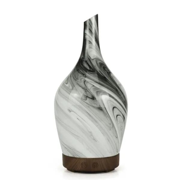 Aroma Diffuser - Glass Abstract Grey USB
