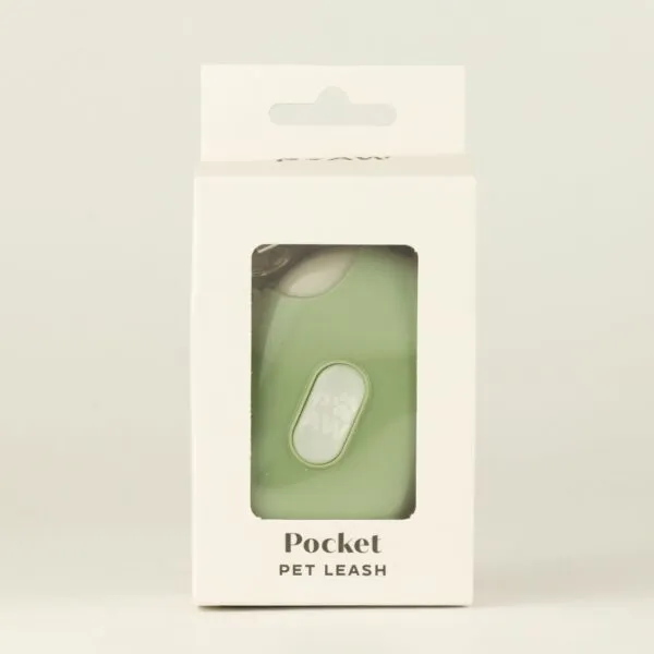 Paw Pet Leash - Pocket Pod - Green - 1.5m