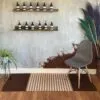 bG9jYWw6Ly9tZWRpYS8xUy80Qy82MFIzMEMxRzZSVks0QzFTLzYzMDQ4YjU2LmpwZWc.webp Indian Cotton Rug - 70x170cm - Dark Brown / Beige