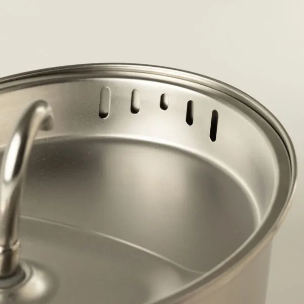 PAW Food Bowls - Electric Water Fountain 2.5 Liter - USB - Stainless Steel (304)