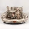 bG9jYWw6Ly9tZWRpYS9IRy8yQy82MFIzMEMxSjZSVzMyQ0hHL2UyNDdlMTRjLnBuZw.webp PAW Bed – Small Sofa – Brown Stripes – 50 × 50 × 26cm