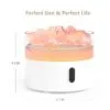 bG9jYWw6Ly9tZWRpYS9ISC9BQy82MFIzMEMxRzZSVktBQ0hILzVmZDU2ODQ1LmpwZWc.webp Himalayan Salt Aroma Diffuser - Night Light - USB-C - Flame Effect ( salt included)